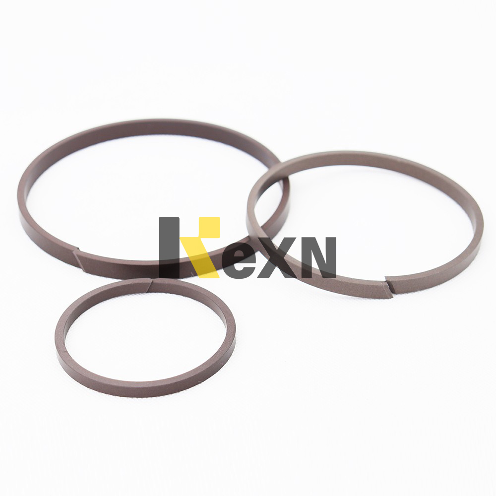 KZT 230*8.1 PISTON SEAL KZT 222*230*8.1 ID222 OD230 H8.1 BROWN PTFE