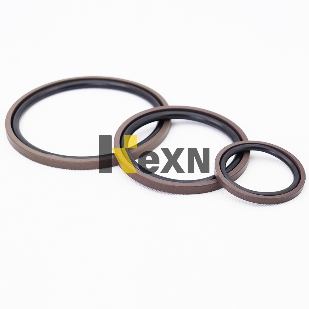 SPGO 155*6.3 PISTON SEAL SPGO 139.5*155*6.3 ID139.5 OD155 H6.3 BROWN NBR+PTFE